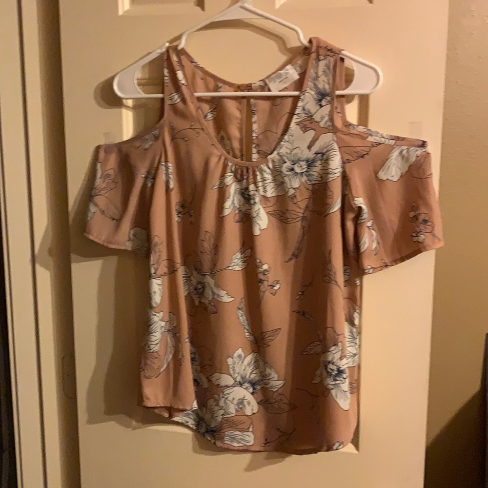Pink Floral Blouse